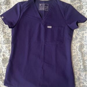 Figs Plum Purple Set: Catarina Top & High waisted Yola pants